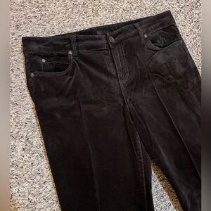 Kut from the Kloth Stretch Twill Catherine Boyfriend Exclusive pants brown sz 16